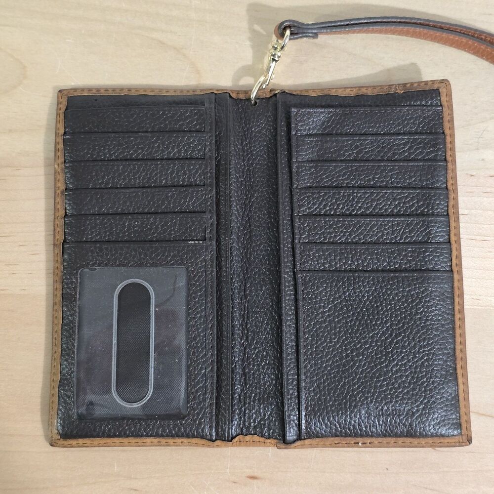 Nocotan - Wallet Rodeo Folding Wristlet Stap Weave Detail - Leather - Tan Brown - Picture 3 of 3